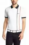 hugo boss sport t-shirts luxe retro 13 fringe white